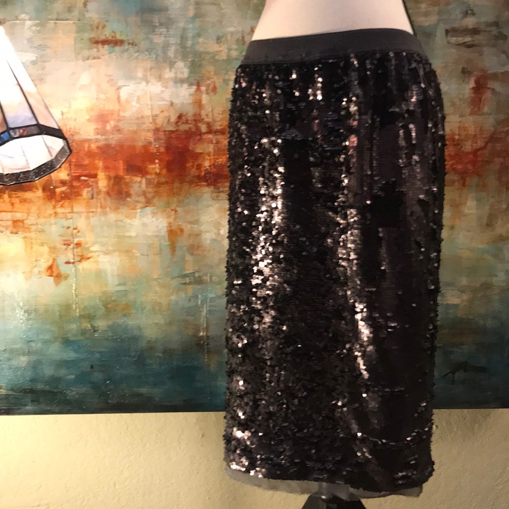 COPY - WHO WHAT WEAR Sequin Pencil Skirt NWOT